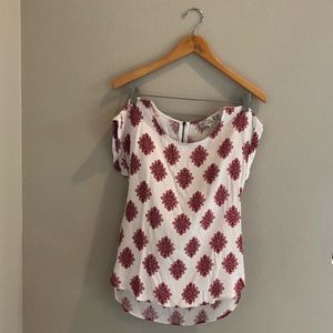 Flowing bohemian inspired blouse; never worn